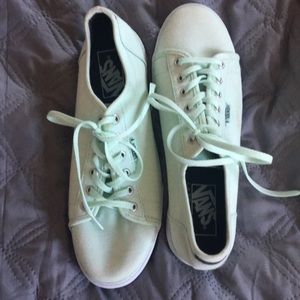 Light teal woman’s vans
